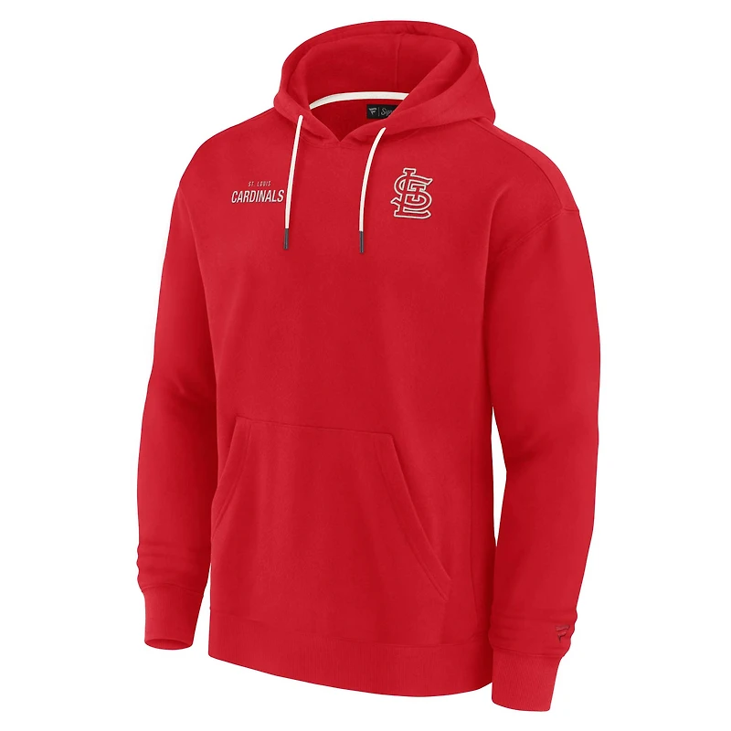 Sweat à capuche unisexe Fanatics Red St. Louis Cardinals Elements en polaire super douce