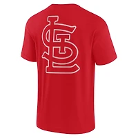 T-shirt unisexe Fanatics rouge St. Louis Cardinals Elements super doux à manches courtes