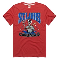 Unisex Homage  Red St. Louis Cardinals MLB x Grateful Dead Americana Tri-Blend T-Shirt