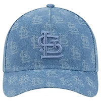 Unisex New Era  Denim St. Louis Cardinals A-Frame 9FORTY Adjustable Hat