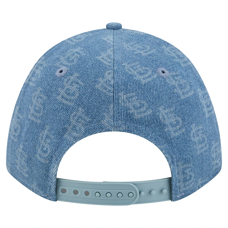 Unisex New Era Denim St. Louis Cardinals A-Frame 9FORTY Adjustable Hat