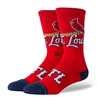 Unisex Stance  Red St. Louis Cardinals 2024 City Connect Crew Socks