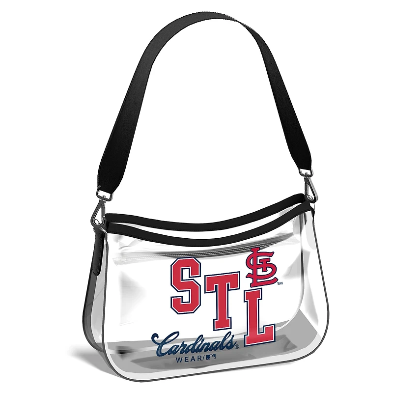 Mini-porte-monnaie transparent Stadium des Cardinals de St. Louis WEAR by Erin Andrews