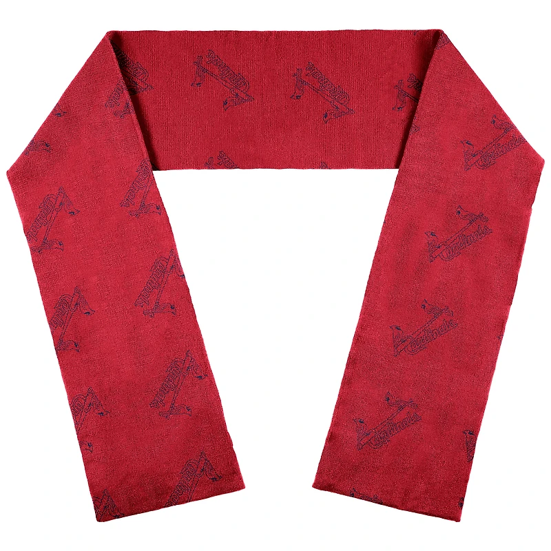 WEAR by Erin Andrews Écharpe avec le mot-symbole de l'équipe des Cardinals de Saint-Louis