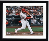 Photo de Willson Contreras, joueur des Cardinals de Saint-Louis, autographiée (16" x 20").