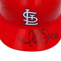 Casque de frappeur miniature autographié par Willson Contreras des Cardinals de Saint-Louis
