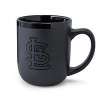Tasse WinCraft en céramique noire ton sur ton de 480 ml des Cardinals de Saint-Louis