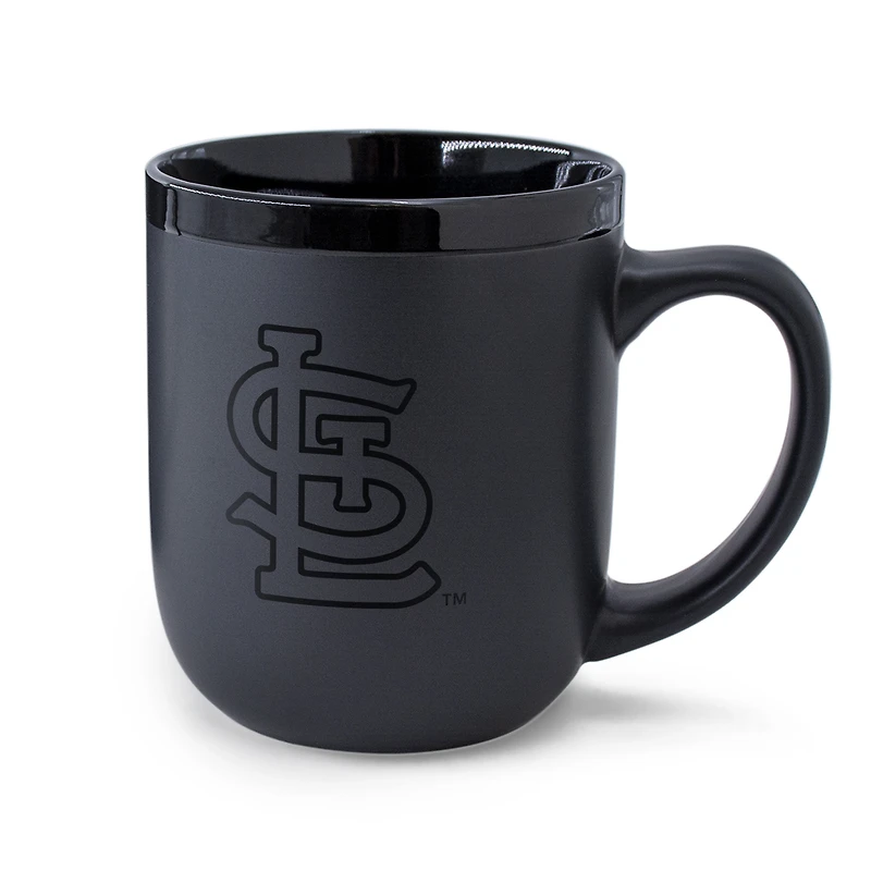 WinCraft St. Louis Cardinals 17oz. Black Tonal Ceramic Mug