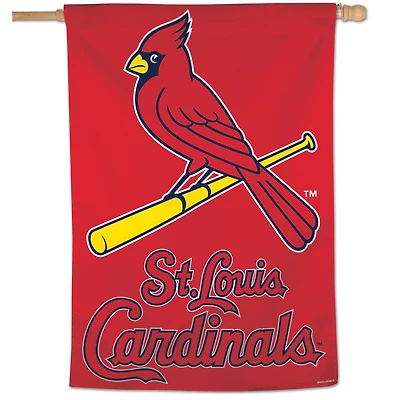 Bannière verticale simple face WinCraft St. Louis Cardinals, logo secondaire 28" x 40".
