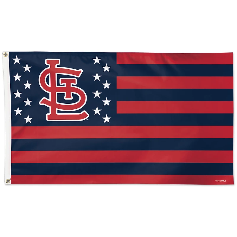 WinCraft St. Louis Cardinals 3' x 5' Stars & Stripes Drapeau unilatéral