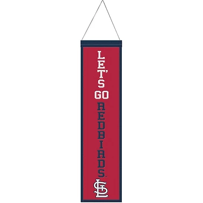 WinCraft St. Louis Cardinals 8" x 32" Slogan Wool Banner