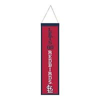 WinCraft St. Louis Cardinals 8" x 32" Slogan Wool Banner