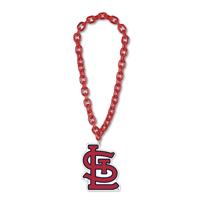 Collier avec logo à grande chaîne WinCraft St. Louis Cardinals
