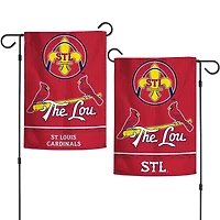 Drapeau de jardin double face WinCraft St. Louis Cardinals City Connect 12" x 18"