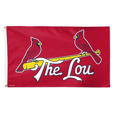 Drapeau de luxe WinCraft St. Louis Cardinals City Connect 3' x 5' à une face
