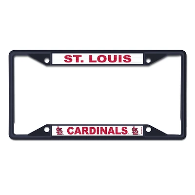 Cadre de plaque d'immatriculation en métal WinCraft St. Louis Cardinals