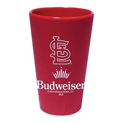 WinCraft St. Louis Cardinals MLB x Budweiser 16oz. Silicone Pint Glass