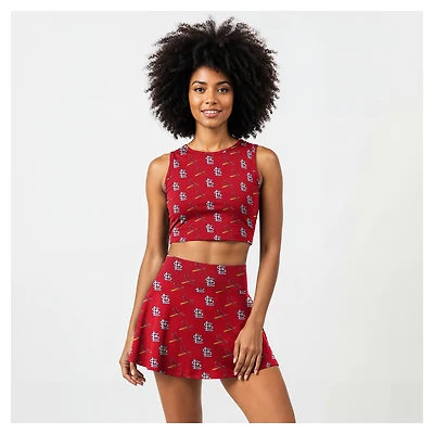 Women's Concepts Sport  Red St. Louis Cardinals Knit Tank Top & Skort Set