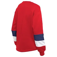 Women's New Era  Red St. Louis Cardinals Game Day Color Pullover Sweatshirt