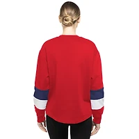 Women's New Era  Red St. Louis Cardinals Game Day Color Pullover Sweatshirt