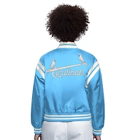 Women's Starter  Light Blue St. Louis Cardinals Full Count Full-Snap Varsity Jacket