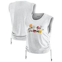 Women's WEAR by Erin Andrews  Heather Gray St. Louis Cardinals Cinched Tank Top