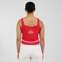 Débardeur à col carré rouge des Cardinals de St. Louis pour femmes WEAR by Erin Andrews