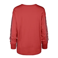 Women's '47 Red St. Louis Cardinals Statement Long Sleeve T-Shirt