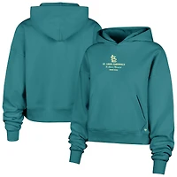Women's '47  Teal St. Louis Cardinals Contemporary Basics Anderson Foundation Hoodie