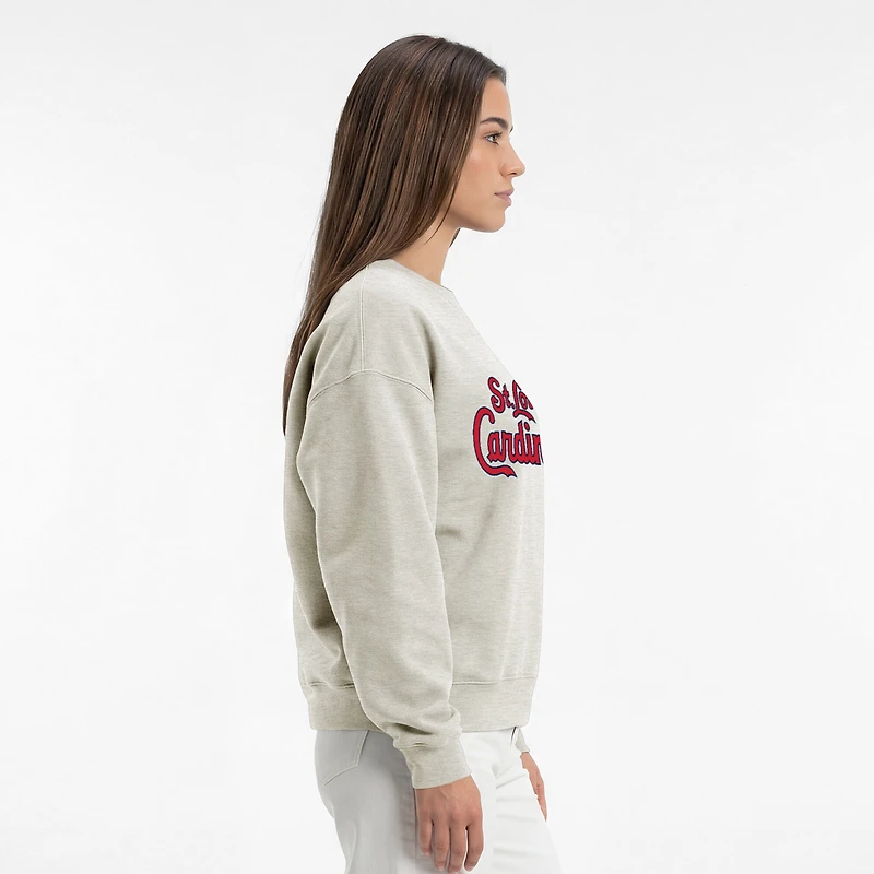 Women's Champion Oatmeal St. Louis Cardinals All-Star Sweatshirt