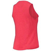 Concepts Sport Ensemble de nuit avec débardeur et pantalon pour femmes St. Louis Cardinals Meter Muscle Bleu marine/rouge
