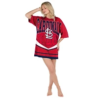 Robe de nuit en maille mosaïque rouge Concepts Sport pour femme, motif Cardinals Saint-Louis