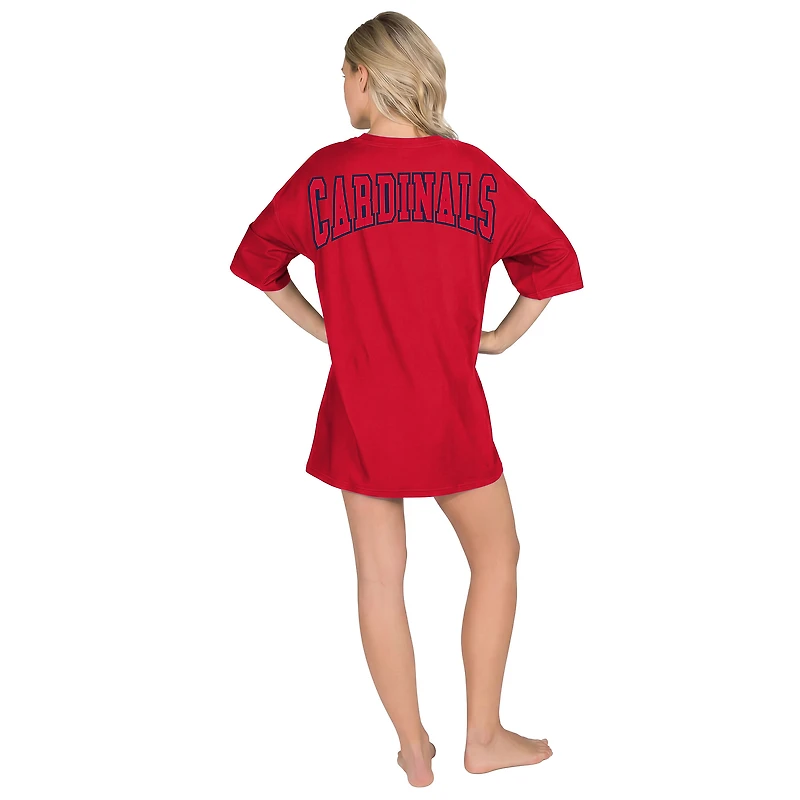 Women's Concepts Sport Red St. Louis Cardinals Mosaic Knit Nightdress