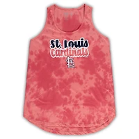 Ensemble de nuit Concepts Sport Rouge St. Louis Cardinals Débardeur et short Cloud grande taille pour femmes