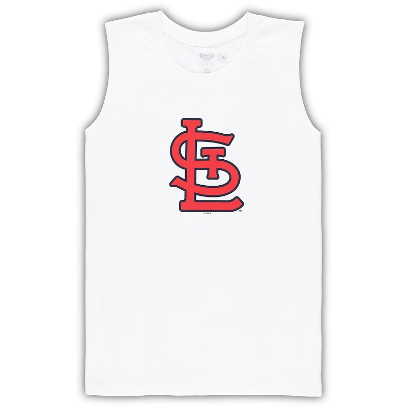 Ensemble de nuit avec débardeur et short Concepts Sport pour femmes, blanc/rouge St. Louis Cardinals