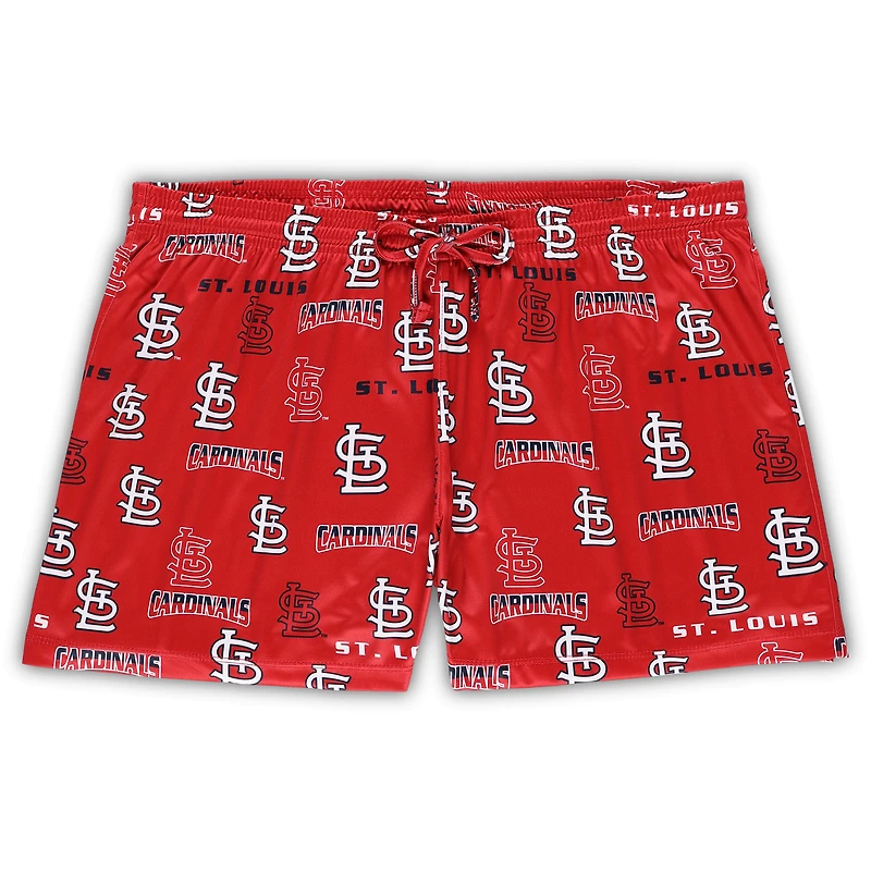 Ensemble de nuit avec débardeur et short Concepts Sport pour femmes, blanc/rouge St. Louis Cardinals