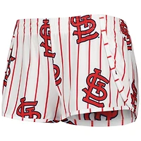 Concepts Sport - Ensemble de nuit avec débardeur et short imprimés St. Louis Cardinals Reel pour femme, blanc
