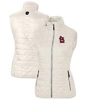 Women's Cutter & Buck St. Louis Cardinals Rainier PrimaLoft Eco Full-Zip Puffer Vest