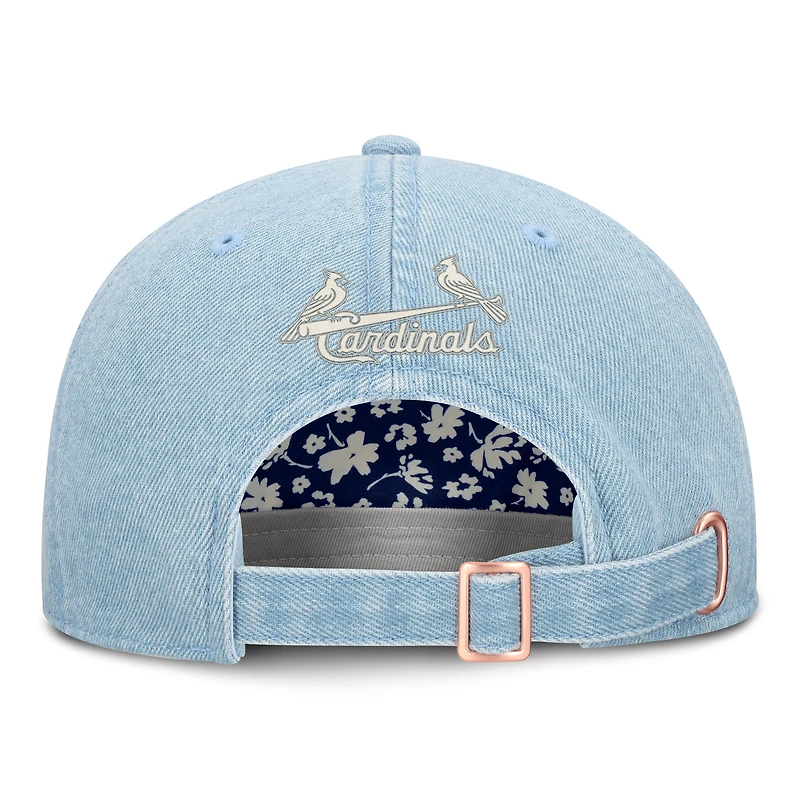 Women's Fanatics  Denim St. Louis Cardinals Roped Adjustable Hat