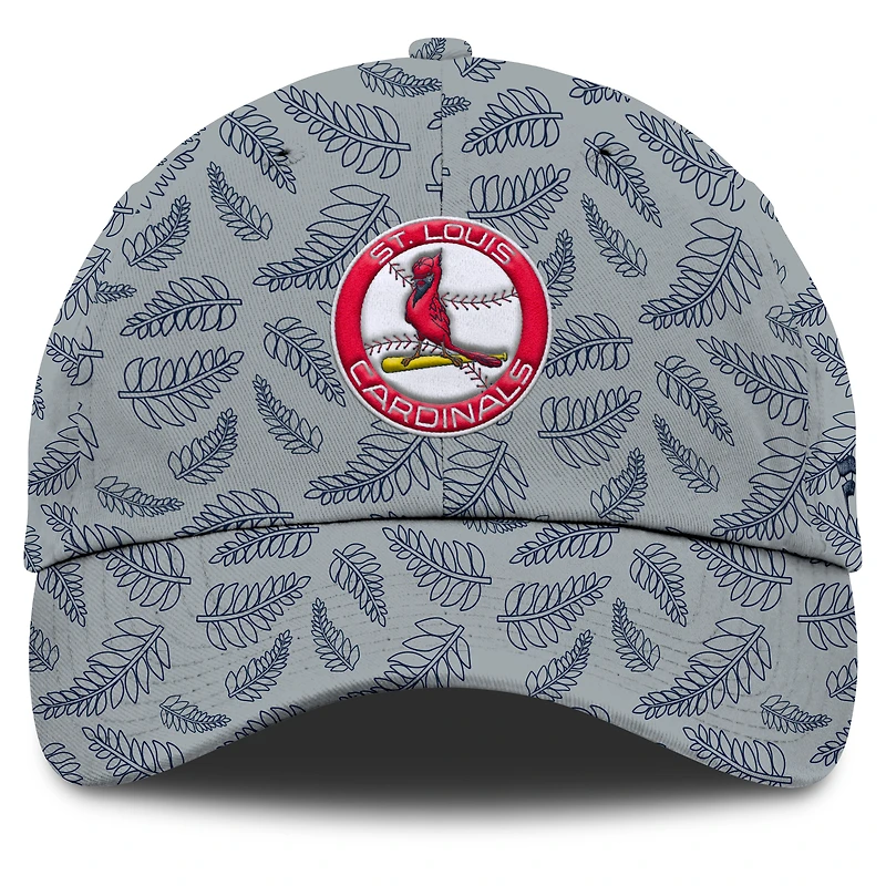 Casquette ajustable grise pour femme de la collection Cooperstown des Cardinals de Saint-Louis Fanatics