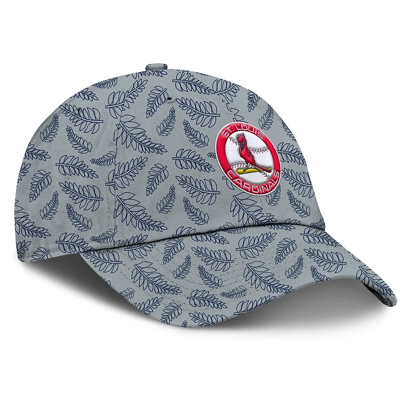 Casquette ajustable grise pour femme de la collection Cooperstown des Cardinals de Saint-Louis Fanatics