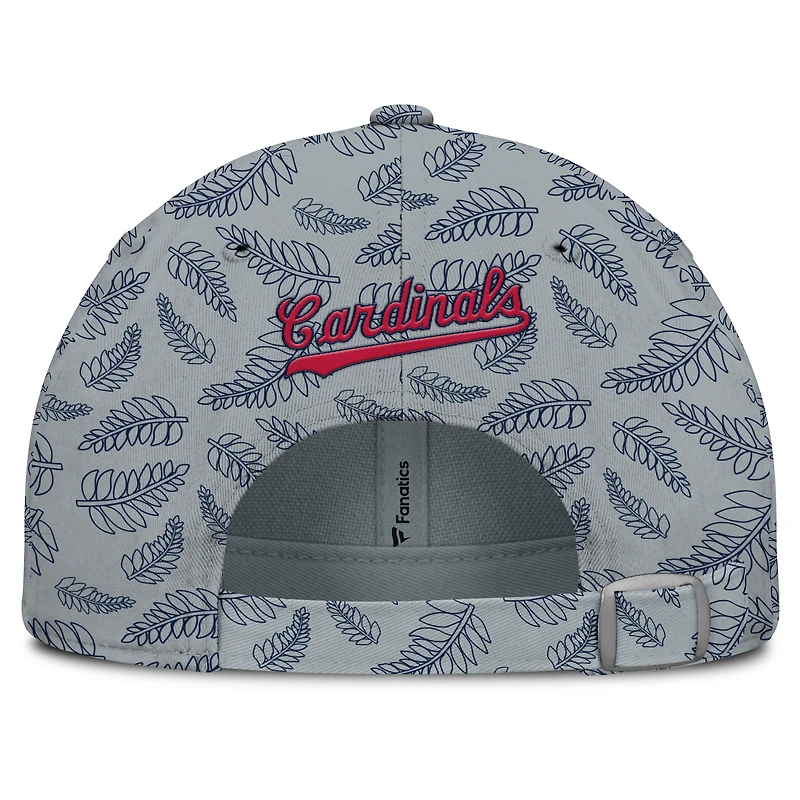 Casquette ajustable grise pour femme de la collection Cooperstown des Cardinals de Saint-Louis Fanatics