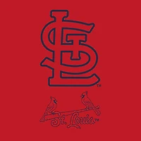 Women's Fanatics Red/White St. Louis Cardinals Backup Option Pullover Hoodie
