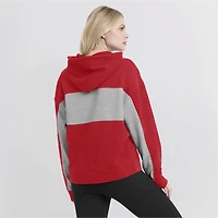 Women's Fanatics Red St. Louis Cardinals Filled Stat Sheet Pullover Hoodie