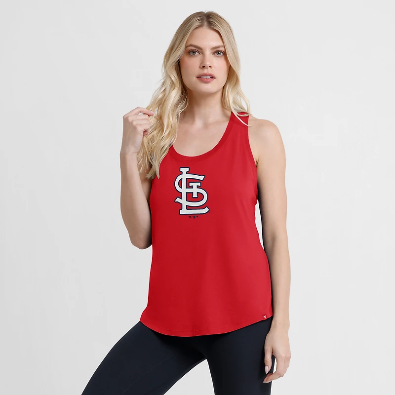 Women's Fanatics Red St. Louis Cardinals Iron Fan Tank Top
