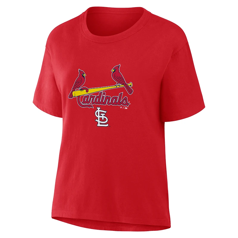 Women's Fanatics Red St. Louis Cardinals Lockup Legacy T-Shirt