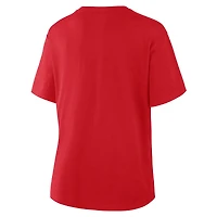 T-shirt Fanatics rouge pour femmes St. Louis Cardinals Lockup Legacy