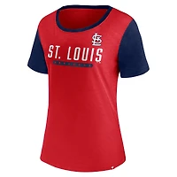 T-shirt rouge Fanatics St. Louis Cardinals Mound pour femmes