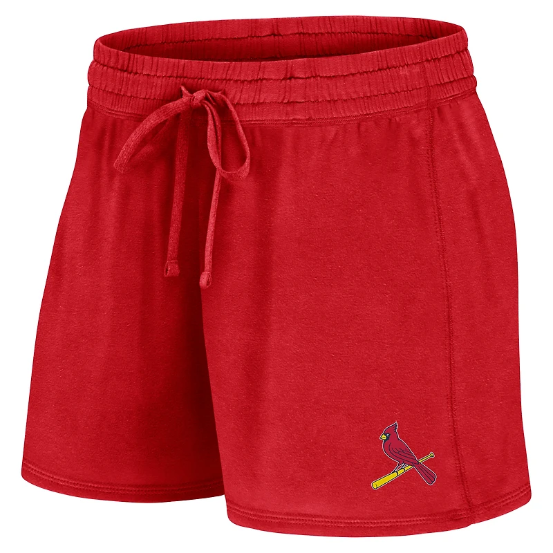 Pack combiné t-shirt et short Fanatics Red St. Louis Cardinals Start to Finish pour femmes