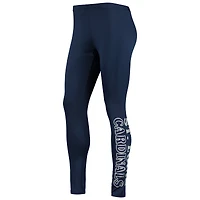 Leggings légers G-III 4Her pour femmes par Carl Banks, bleu marine, aux couleurs du stade des Cardinals de Saint-Louis